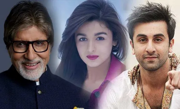 Alia Bhatt, Ranbir Kapoor, Amitabh Bacchan