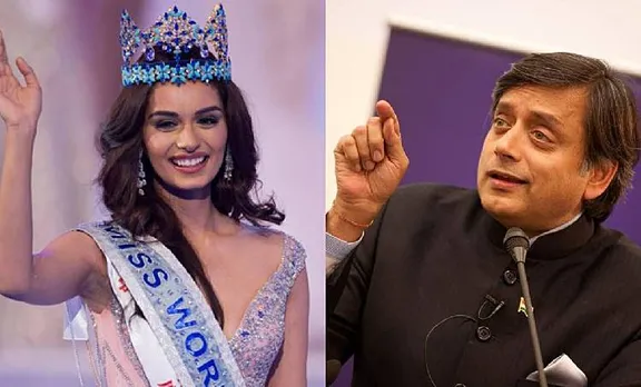 'ചില്ലറ പരിഹാസങ്ങളൊന്നും കാര്യമാക്കുന്നില്ല'; തരൂരിന് ലോകസുന്ദരി മാനുഷി ചില്ലറിന്റെ മറുപടി; ഖേദം പ്രകടിപ്പിച്ച് തരൂർ