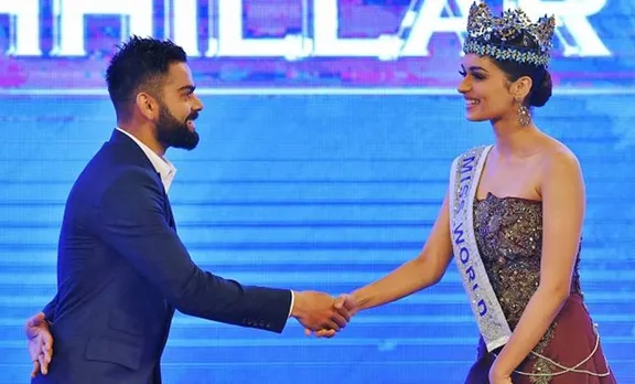 ലോകസുന്ദരി മാനുഷിയുടെ ചോദ്യത്തിന് വിരാട് കോഹ്‌ലിയുടെ മനം കവരുന്ന മറുപടി