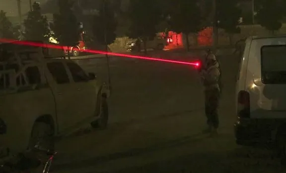 Intercontinental Hotel after a deadly attack in Kabul, Afghanistan