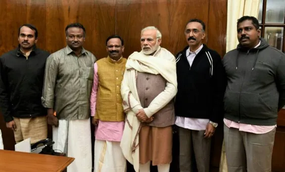 കണ്ണൂരിലെ ആർഎസ്എസ് നേതാക്കൾ ഡൽഹിയിൽ പ്രധാനമന്ത്രിയെ കണ്ടു
