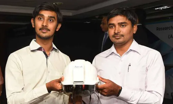 ബൈക്ക് യാത്രക്കാര്‍ക്ക് കുളിരേകുന്ന എസി ഹെല്‍മറ്റുമായി ഹൈദരാബാദ് ടെക്കി യുവാക്കള്‍