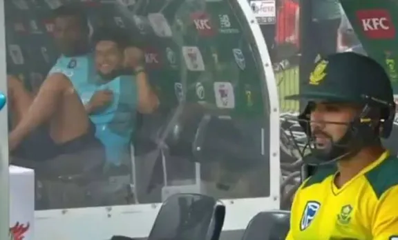 കോഹ്‌ലിയുടെ വിക്കറ്റ് ആഘോഷിച്ച ഷംസിയെ കളിയാക്കി കുൽദീപ്, വീഡിയോ വൈറൽ