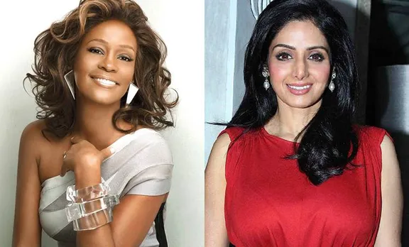 ശ്രീദേവിയുടെയും വിറ്റ്നി ഹൂസ്റ്റണിന്റെയും മരണത്തിൽ സമാനതകളുണ്ടെന്ന് ബോളിവുഡ് നടി
