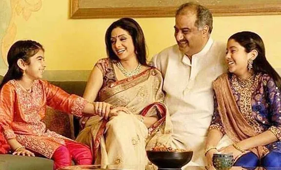sridevi with family