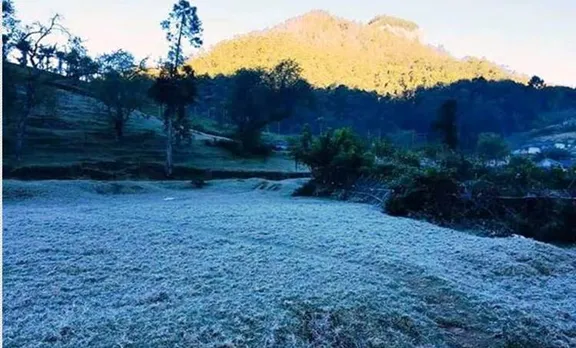 munnar snow fall