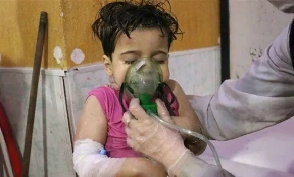 സിറിയയില്‍ രാസായുധ ആക്രമണത്തില്‍ 70 പേര്‍ കൊല്ലപ്പെട്ടു; ശ്വാസത്തിനായി പിടഞ്ഞ് കുട്ടികള്‍