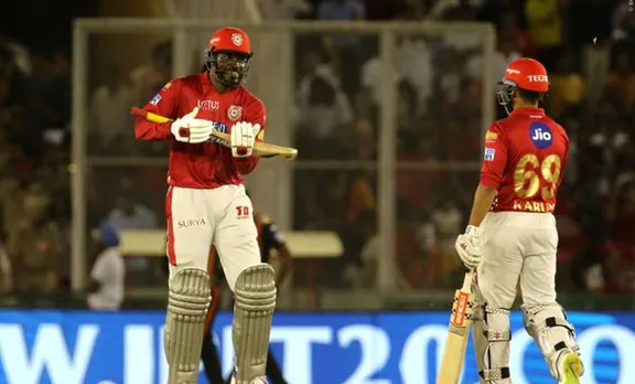 chris gayle century in iplt20, SRH vs KXIP