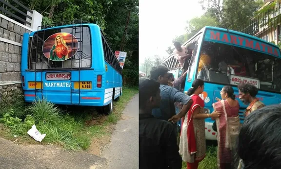 തൊടുപുഴയില്‍ ബസ് ഓടിക്കുന്നതിനിടെ ഹൃദയാഘാതം മൂലം ഡ്രൈവര്‍ മരണപ്പെട്ടു