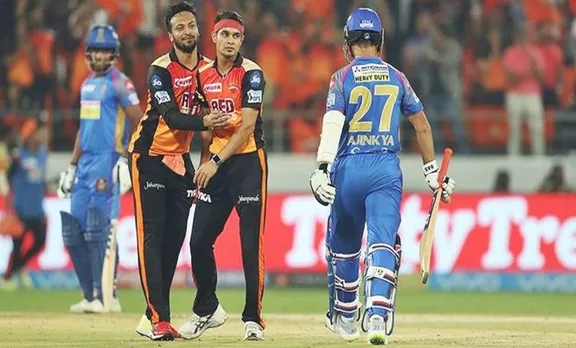 ഐപിഎല്ലിൽ രാജസ്ഥാന് പടുകൂറ്റൻ തോൽവി; ഹൈദരാബാദിന്റെ ജയം 9 വിക്കറ്റിന്