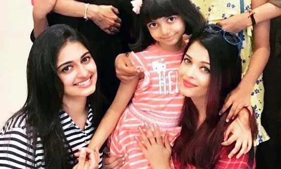Aishwarya Rai Bachchan with her cousins on Fathers Day