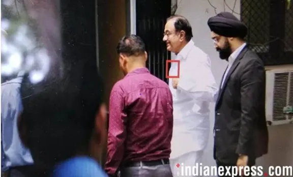 Former Finance Minister P Chidambaram arrives at the Enforcement Directorate in New Delhi Express Photo by Tashi Tobgyal