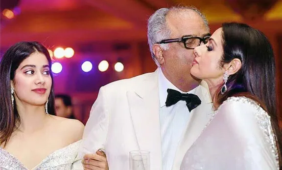 Janhvi Kapoor, Sridevi and Boney Kapoor