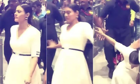 ബാലൻസ് കിട്ടിയില്ല, കജോൾ മാളിൽ വീണു