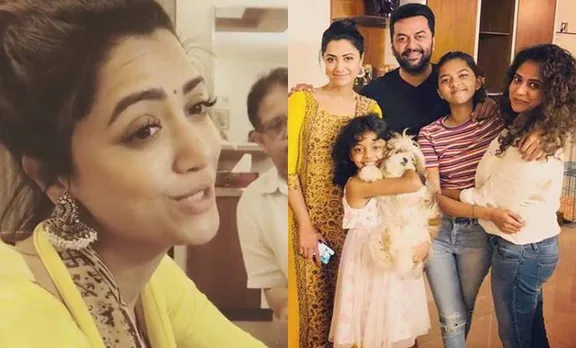മംമ്‌തയുടെ പാട്ടിന് കൂട്ടായി പ്രാർത്ഥനയുടെ ഗിത്താർ വായന