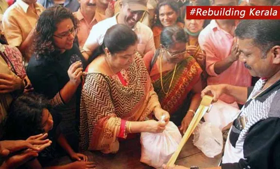 Kerala Flood Relief K S chithra donates 2 lakhs, to visit relief camp at alappuzha on Thiruvonam Day