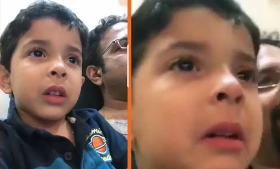 Kerala Floods Marathi boy breaks down looking at the plight of the affected video