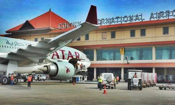 വിമാനം റൺവേയിൽനിന്ന് തെന്നിമാറി; നെടുമ്പാശേരിയിൽ വൻ ദുരന്തം ഒഴിവായി