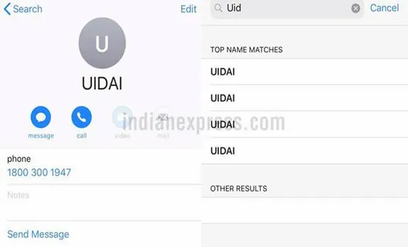 ആധാർ ടോൾ ഫ്രീ നമ്പർ: ഒടുവിൽ ഗൂഗിൾ കുറ്റസമ്മതം നടത്തി