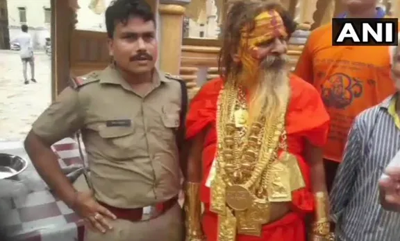 ഗോൾഡൻ ബാബ മടങ്ങിയെത്തി, 6 കോടിയുടെ സ്വർണമണിഞ്ഞ്