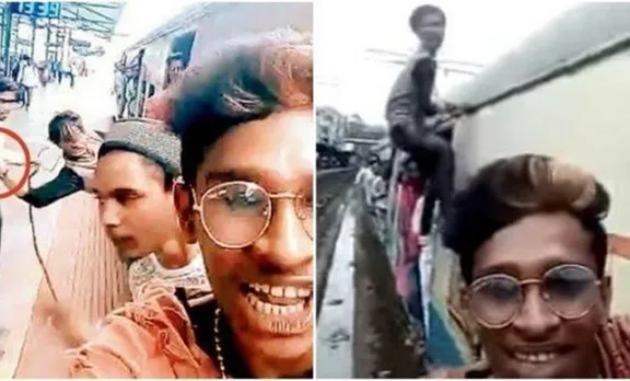 ഓടുന്ന ട്രെയിനില്‍ തൂങ്ങിക്കിടന്ന് യാത്രക്കാരന്റെ മൊബൈല്‍ തട്ടിപ്പറിച്ചു; യുവാക്കളെ തേടി സോഷ്യല്‍ മീഡിയ