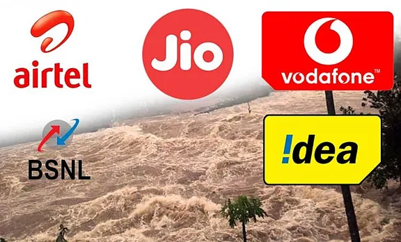 മഹാപ്രളയം: നിരക്കുകൾ സൗജന്യമാക്കി ജിയോയും മറ്റ് ടെലികോം ദാതാക്കളും