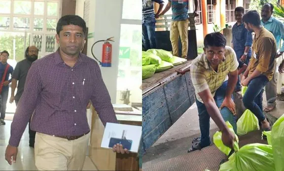 ചാക്ക് ചുമന്നത് മലയാളിയായ മറുനാടൻ കലക്‌‌ടർ; ആളെ തിരിച്ചറിഞ്ഞപ്പോൾ അന്തം വിട്ട് കൊച്ചിക്കാർ