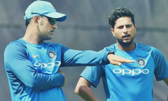 'എന്റെ പന്തിനെ എങ്ങനെയാണ് ബാറ്റ്സ്മാൻ നേരിടുകയെന്ന് ധോണിക്ക് അറിയാം': കുൽദീപ് യാദവ്