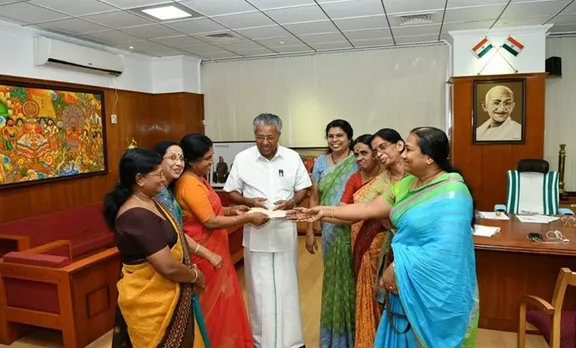 മനംകവര്‍ന്ന് മന്ത്രി പത്നിമാര്‍; മുഖ്യമന്ത്രിയുടെ ദുരിതാശ്വാസ നിധിയിലേക്ക് ഒരു മാസത്തെ വരുമാനം നല്‍കി