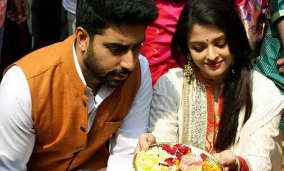 Karva Chauth 2018 Abhishek Bachchan Aishwarya rai Bachchan