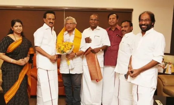 തമിഴ്നാട്ടില്‍ സി.പിഎമ്മും ഡി.എം.കെയും ഒന്നിച്ച് നിന്ന് പോരാടുമെന്ന് സീതാറാം യെച്ചൂരി