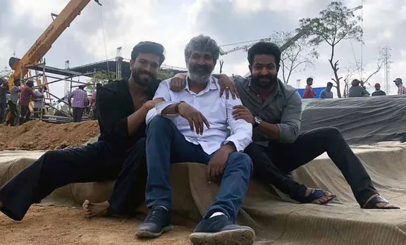 S S Rajamouli Junior NTR Ram Charan RRR Shooting Begins