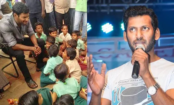 അൻപോടെ വിശാൽ; ഗജയിൽ തകർന്ന ഗ്രാമത്തെ ഏറ്റെടുത്ത് താരം