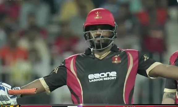 16 ബോളിൽ 74 റൺസ്, മച്ചാൻ പൊളിച്ചു; ടി10 ലീഗിൽ അടിയുടെ പൊടിപൂരം