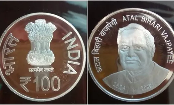 നൂറ് രൂപ നാണയം പ്രധാനമന്ത്രി പുറത്തിറക്കി