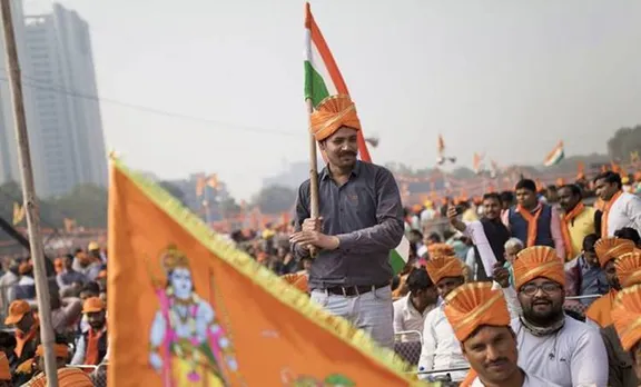 രാമക്ഷേത്രം നിർമ്മിക്കണമെന്ന് ആവശ്യപ്പെട്ട് ഡൽഹിയിൽ വിഎച്ച്‌പിയുടെ റാലി