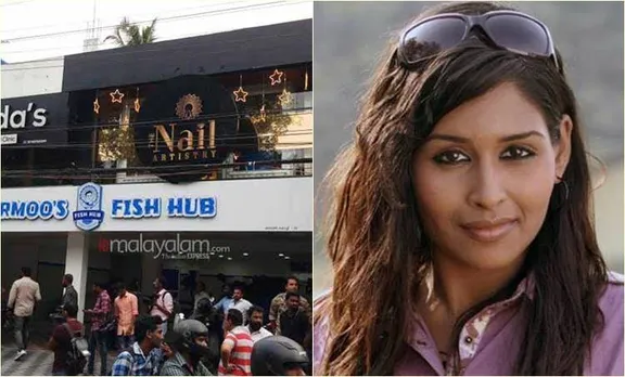 kochi, gun fire, leena maria paul, actress, beauty parlour, gun, ie malayalam, കൊച്ചി. വെടിവെപ്പ്, നടി, ലീന മരിയ, അധോലോകം, ബ്യൂട്ടീപാർലർ, ഐഇ മലയാളം