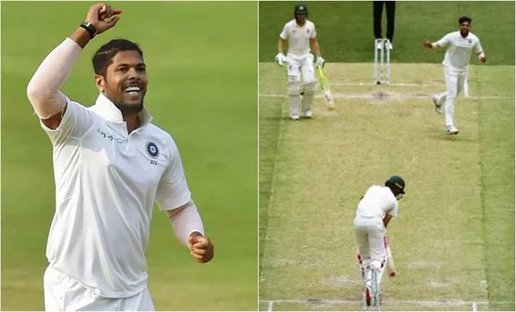 'വേഗത്തിന്റെ സൗന്ദര്യം'; കമ്മിന്‍സിന്റെ ഓഫ് സ്റ്റമ്പ് പിഴുത് ഉമേഷ് യാദവ്