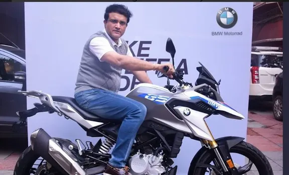ബി.എം.ഡബ്ല്യു ജി 310 ജി.എസ് ബൈക്ക് സ്വന്തമാക്കി ദാദ; വില മൂന്നര ലക്ഷം രൂപ