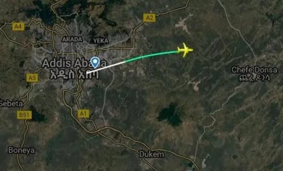 എത്യോപ്യയില്‍നിന്ന് കെനിയയിലേക്ക് 149 യാത്രക്കാരുമായി പറന്ന വിമാനം തകര്‍ന്നുവീണു