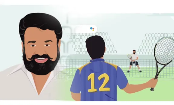 ടെന്നീസ് കളിച്ച് മോഹൻലാലും യുവരാജ് സിംഗും; 'ലൂസിഫർ' തരംഗം ഗൂഗിളിലും