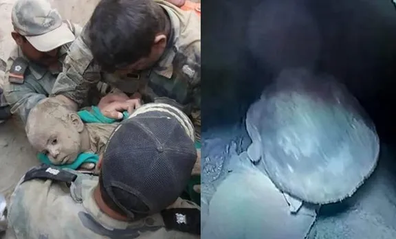 കുഴല്‍കിണറിലേക്ക് എറിഞ്ഞു കൊടുത്ത ബിസ്കറ്റ് കഴിച്ച് അതിജീവനം; ഒന്നര വയസുകാരന്‍ ജീവിതത്തിലേക്ക്