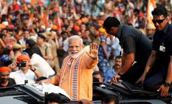 Narendra Modi, Road Show, Modi, BJP
