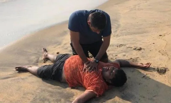 Navy Officer, Drowning to death