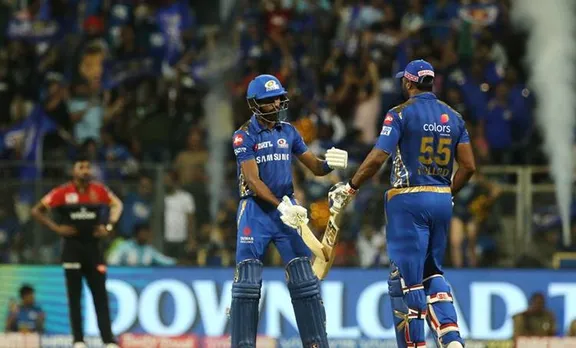 IPL 2019 MI vs RCB Live Score: വിജയം ആവർത്തിക്കാനാവാതെ ബാംഗ്ലൂർ; മുംബൈയ്ക്ക് അഞ്ച് വിക്കറ്റ് ജയം