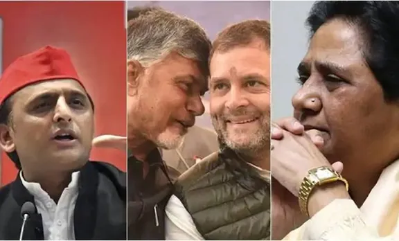 Lok Sabha Election 2019, ലോക്സഭാ തിരഞ്ഞെടുപ്പ് 2019 Chandrababu Naidu, ചന്ദ്രബാബു നായിഡു Rahul Gandhi, രാഹുല്‍ ഗാന്ധി Mayawati, മായാവതി Akhilesh Yadhav, BJP, ie malayalam ഐഇ മലയാളം