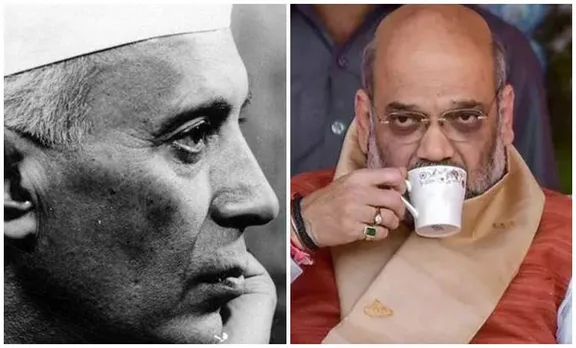 Amit Shah and Nehru