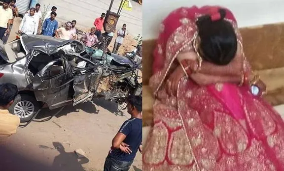 Car Accident, കാറപകടം, Rajasthan, രാജസ്ഥാന്‍, groom, വരന്‍, bride, വധു, death, മരണം