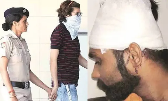 Viral Video, വൈറല്‍ വീഡിയോ, Chandigarh, ചണ്ഡിഗഡ്, attack, ആക്രമണം, accident, അപകടം, remand , റിമാന്റ്