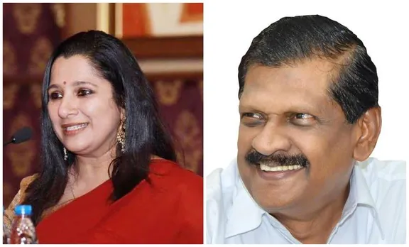 Nisha Jose K Mani and PJ Joseph